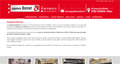 Desktop Screenshot of papeteriebonnet.com