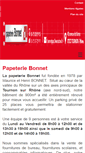 Mobile Screenshot of papeteriebonnet.com